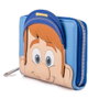 Loungefly Portefeuille Disney Wreck-It Ralph Fix-It Felix, Cuir Vegan, Fermeture Éclair, 4 Fentes Cartes