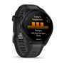 Garmin Forerunner 165 Music Montre Connectée GPS Noir Gris - Smartwatch Running avec Musique Intégrée, AMOLED, Autonomie 11 Jours