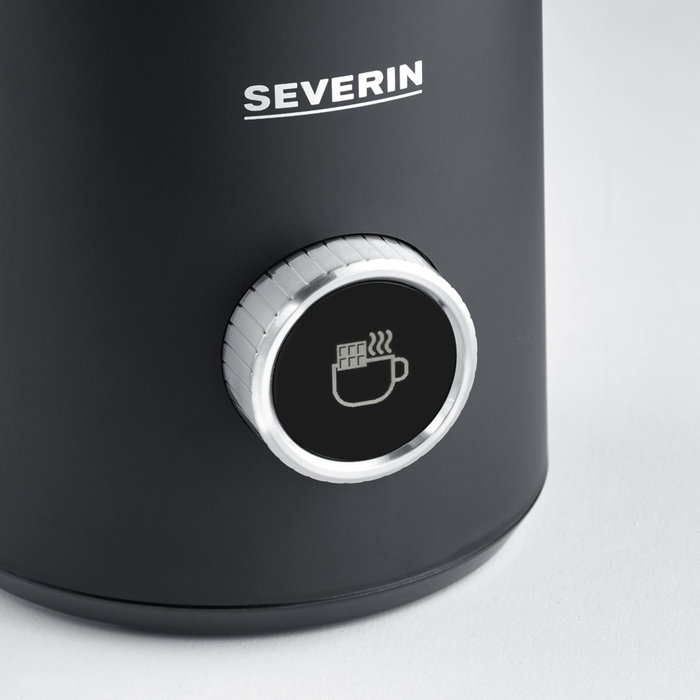 Severin Mousseur à lait à induction SM 3587 en acier inoxydable noir et argent Severin Mousseur à lait à induction SM 3587 en acier inoxydable noir et argent