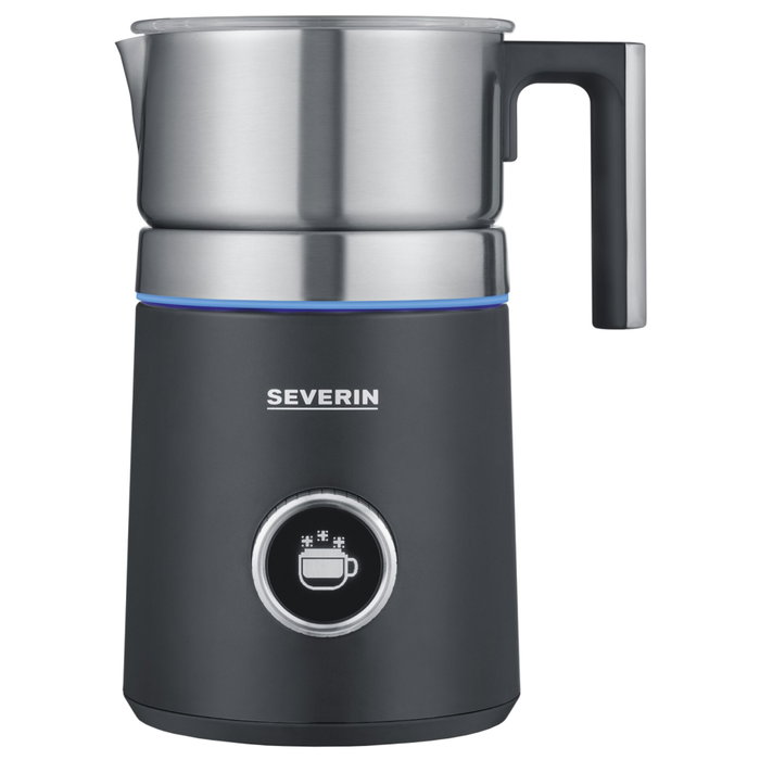 Severin Mousseur à lait à induction SM 3587 en acier inoxydable noir et argent Severin Mousseur à lait à induction SM 3587 en acier inoxydable noir et argent