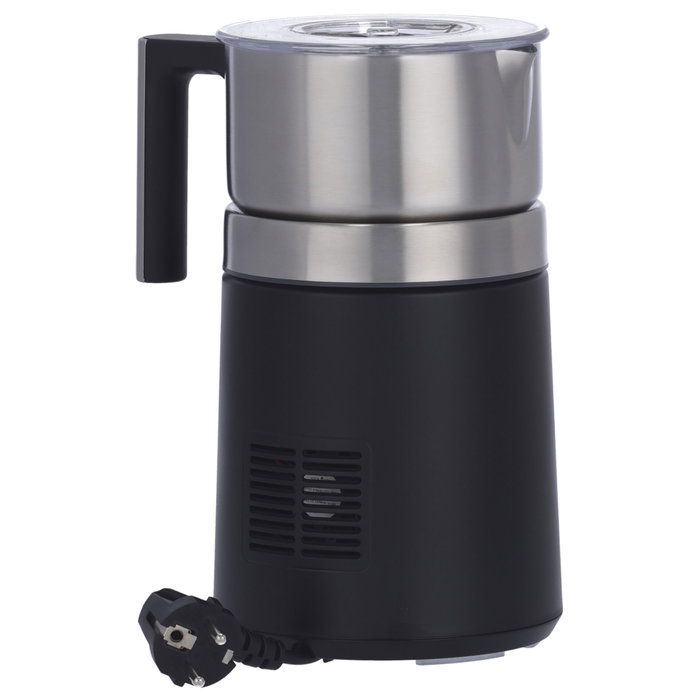 Severin Mousseur à lait à induction SM 3587 en acier inoxydable noir et argent Severin Mousseur à lait à induction SM 3587 en acier inoxydable noir et argent