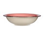 Vessia Assiette Creuse Grès Rose avec Bord 20,5x5,5x20,5 cm Céramique Lave-vaisselle (Set de 24)
