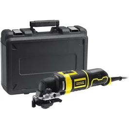 STANLEY FATMAX Outil oscillatoire multifonction FME650K-QS, 300W, pour découpe, ponçage, grattage, avec 20 accessoires