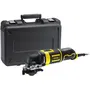 STANLEY FATMAX Outil oscillatoire multifonction FME650K-QS, 300W, pour découpe, ponçage, grattage, avec 20 accessoires