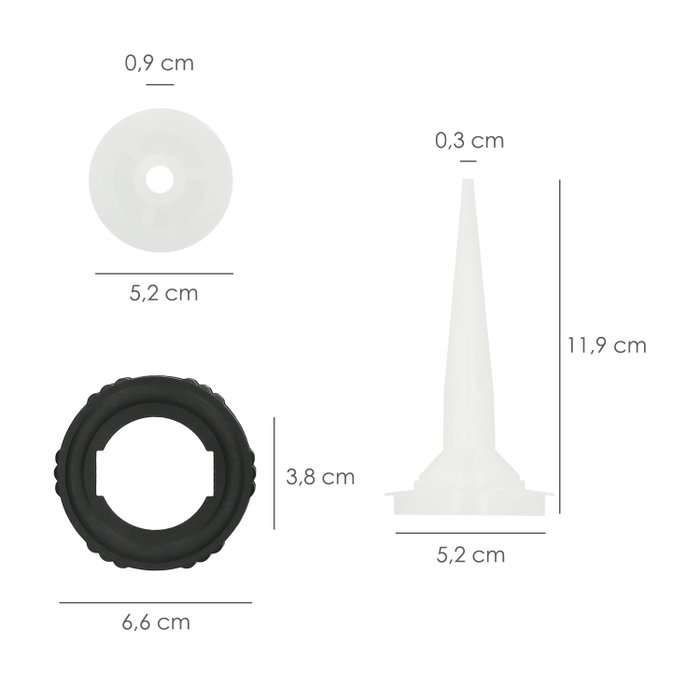 WOLFPACK LINEA PROFESIONAL Jeu d'accessoires pour pistolet à mortier Target 660 CC