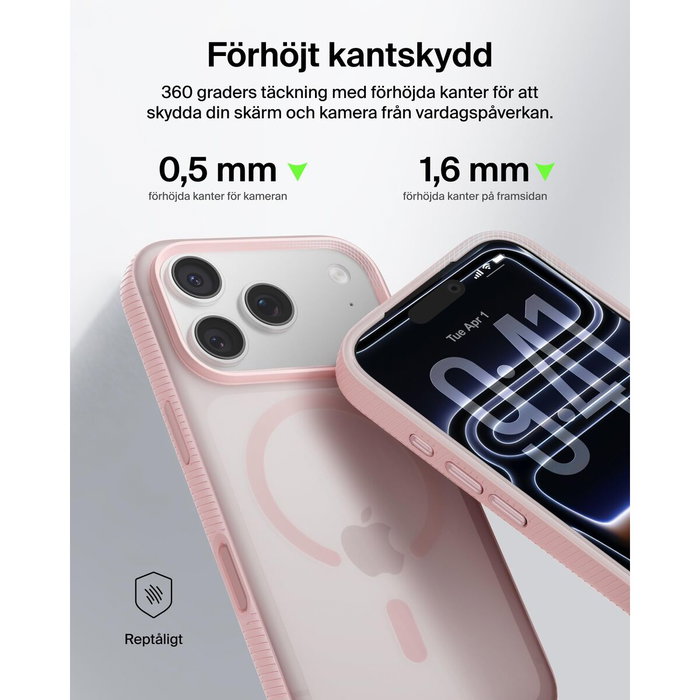 Belkin Protection pour téléphone portable iPhone 17 Pro Rose Apple