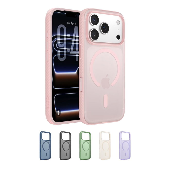 Belkin Protection pour téléphone portable iPhone 17 Pro Rose Apple