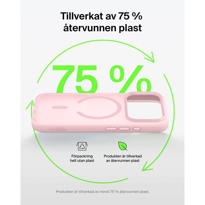 Belkin Protection pour téléphone portable iPhone 17 Pro Rose Apple