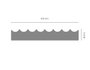 Innspiro Cartouche interchangeable pour perforatrice de bordures vagues 10x43mm