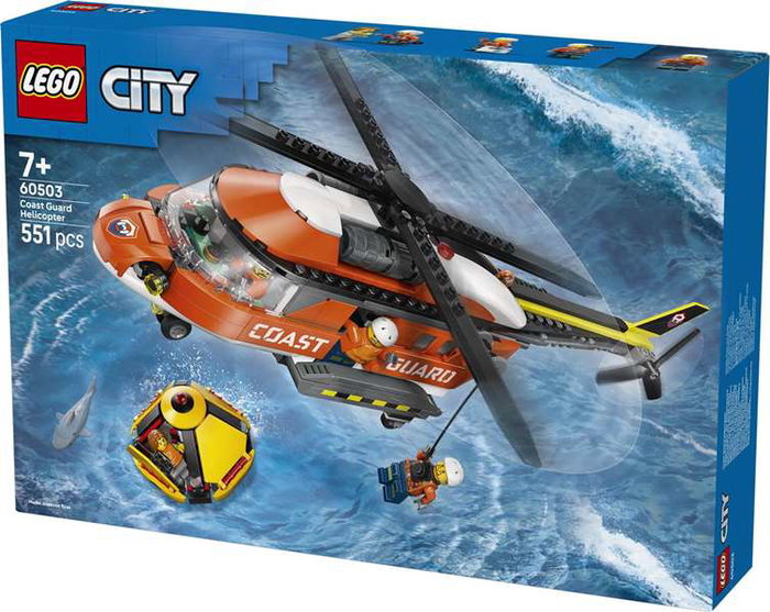 LEGO City 60503 L'Hélicoptère des Garde-Côtes