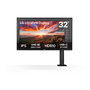 LG 32UN880K-B - Moniteur 32 pouces 4K UHD, Ports USB-C/HDMI, Compatible HDR10, Design ergonomique