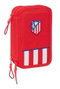 Safta Plumier triple 36 pièces ATCO de Madrid avec matériel scolaire - 12,5 x 19,5 x 5,5 cm - Produit en espagnol