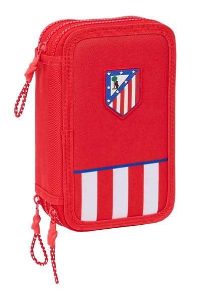 Safta Plumier triple 36 pièces ATCO de Madrid avec matériel scolaire - 12,5 x 19,5 x 5,5 cm - Produit en espagnol Safta Plumier triple 36 pièces ATCO de Madrid avec matériel scolaire - 12,5 x 19,5 x 5,5 cm - Produit en espagnol