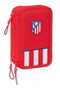 Safta Plumier triple 36 pièces ATCO de Madrid avec matériel scolaire - 12,5 x 19,5 x 5,5 cm - Produit en espagnol