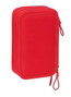 Safta Plumier triple 36 pièces ATCO de Madrid avec matériel scolaire - 12,5 x 19,5 x 5,5 cm - Produit en espagnol