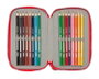Safta Plumier triple 36 pièces ATCO de Madrid avec matériel scolaire - 12,5 x 19,5 x 5,5 cm - Produit en espagnol