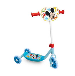 Unice Patinete (Trottinette) à 3 Roues Disney Mickey Mouse 60x46x13,5cm - Pour Enfants dès 3 Ans
