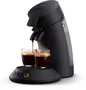 Philips Senseo CSA210/61 Machine à café à dosettes Original Plus Noir intense avec technologie Booster d'arômes et Crema plus, prépare 2 tasses