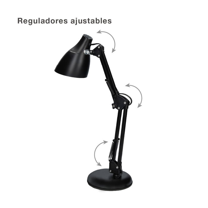 GSC Evolution Flexo de bureau Focus E27 Noir GSC Evolution Flexo de bureau Focus E27 Noir