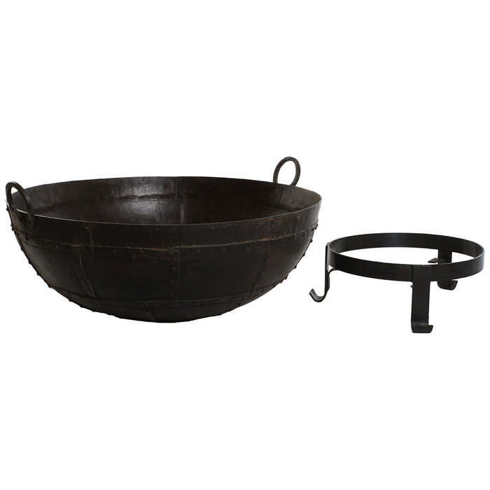 Home ESPRIT Cache-pot Marron en Fer 100 x 90 x 64 cm Home ESPRIT Cache-pot Marron en Fer 100 x 90 x 64 cm