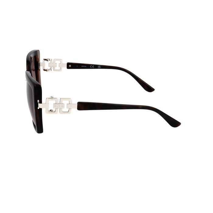 Guess GF00039 Lunettes de soleil femme 55 mm Monture plastique Branches métal Protection UV400 135 mm