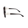 Guess GF00039 Lunettes de soleil femme 55 mm Monture plastique Branches métal Protection UV400 135 mm