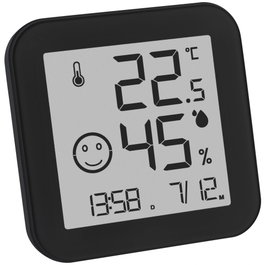 Tfa Thermo-Hygromètre Numérique 30.5054.01 Noir