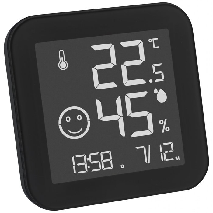 Tfa Thermo-Hygromètre Numérique 30.5054.01 Noir