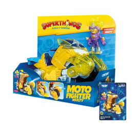 SUPERTHINGS Moto Fighter Multy Magic Box avec figurine et projectiles