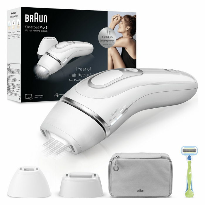 Braun PL3122 / 238410 Silk-expert Pro 3 Épilateur Lumière Pulsée (IPL) Blanc Braun PL3122 / 238410 Silk-expert Pro 3 Épilateur Lumière Pulsée (IPL) Blanc