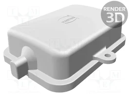 HARTING Couvercle de protection Han dimension 6B pour loquet 44x27mm