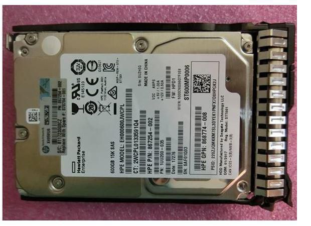 Hewlett Packard Enterprise Disque Dur Serveur 600GB 2.5" SFF SAS 12G 15000 rpm - Ent pour Applications Exigeantes et Critique