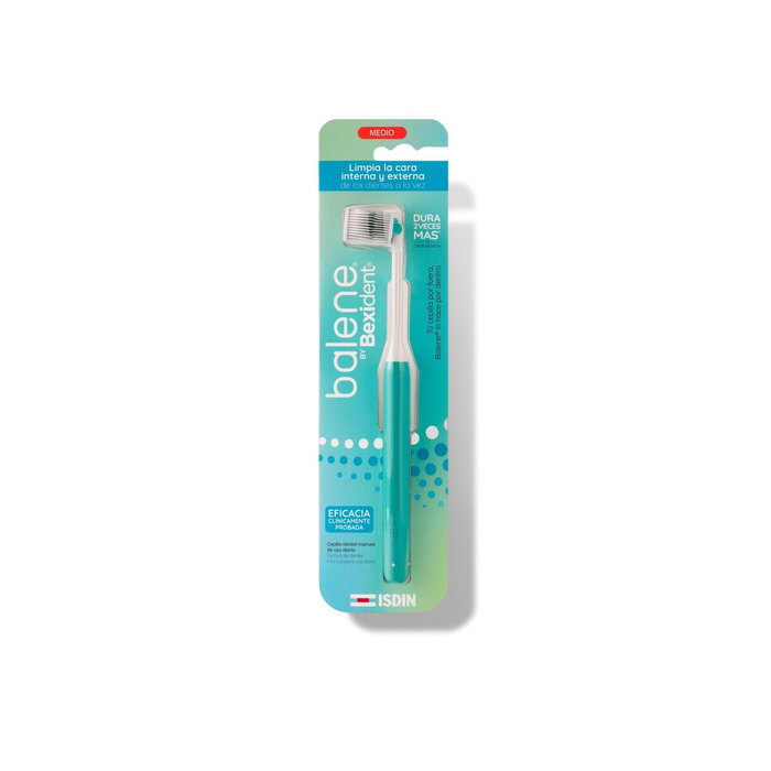 BALENE BY BEXIDENT Brosse à dents moyenne Aqua
