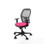Piqueras y Crespo Chaise de Bureau Jorquera Rose et Gris
