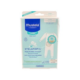 Mustela Stelatopia Pyjama de Soulagement pour Bébé avec Eczéma 6-12 Mois
