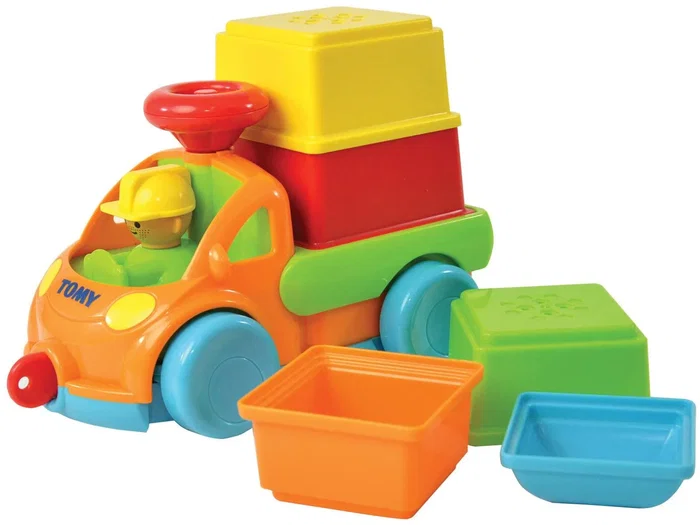 Tomy Coffret de voitures Toomies avec sons et jouet à empiler Tomy Coffret de voitures Toomies avec sons et jouet à empiler