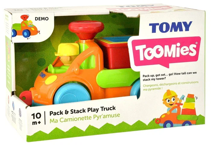 Tomy Coffret de voitures Toomies avec sons et jouet à empiler Tomy Coffret de voitures Toomies avec sons et jouet à empiler