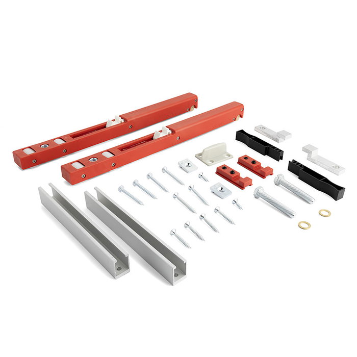 KLEIN LITE+ T Jeu d'accessoires pour portes coulissantes en bois avec frein KLEIN LITE+ T Jeu d'accessoires pour portes coulissantes en bois avec frein