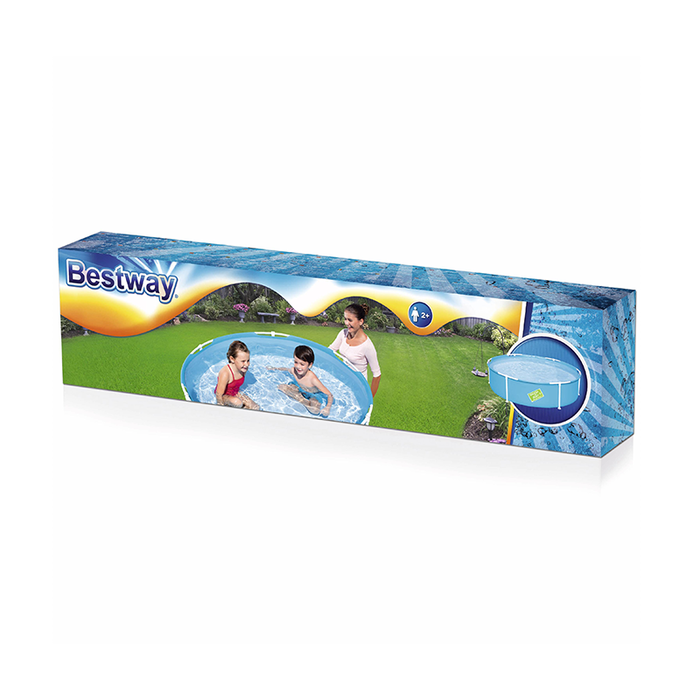 Bestway 56283 Piscine Rigide Enfant 152x38 cm +2 Ans Jardin