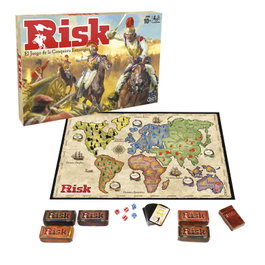 Hasbro Gaming Risk B7404 - Jeu de Stratégie et Conquête du Monde en Espagnol - Jeu de Société - Recommandé à partir de 10 ans