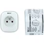 Delta Dore Prise Connectée Easy Plug E16EM 16A Blanc avec Mesure Consommation et Répéteur Zigbee