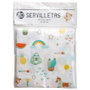 Party Time Lot de 20 serviettes en papier 20x20 cm motifs assortis