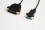 MicroConnect Câble Null Modem Série DB9 - DB25 Noir 3 mètres pour Transfert de Fichiers entre Appareils