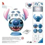 Ravensburger 11574 - Puzzle 3D Ball Disney Stitch - 72 pièces numérotées et rondes pour une construction stable sans colle - Pour les enfants dès 6 ans