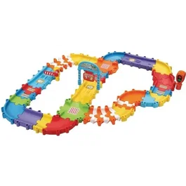 VTech Tut Tut Bolides Super Pack Multipistes Twist - Circuit modulable avec plus de 30 pièces pour enfant 1 à 5 ans - Version française