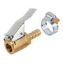 Powerplus Buse de gonflage pour pneus avec collier de serrage en laiton