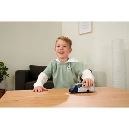 Majorette - Véhicule de Camping Car Mercedes - 19 cm - Portes Ouvrantes - Son et Lumière - Jouet à Roues Libres - Échelle 1/43 - Dès 3 Ans