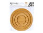 KINVARA Tapis rond en bambou Kinvara Naturel