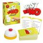 World Brands Juego ni si ni no compacto - Jeu de société compact avec 50 cartes de questions et sonnette - Dimensions: 16x5x22 cm