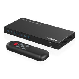 MicroConnect Commutateur HDMI 4x1 4K@60Hz MC-HDMISWITCH0401-4K avec télécommande